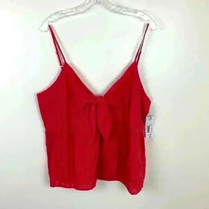 🆕NWT ana eyelet cami top size XL